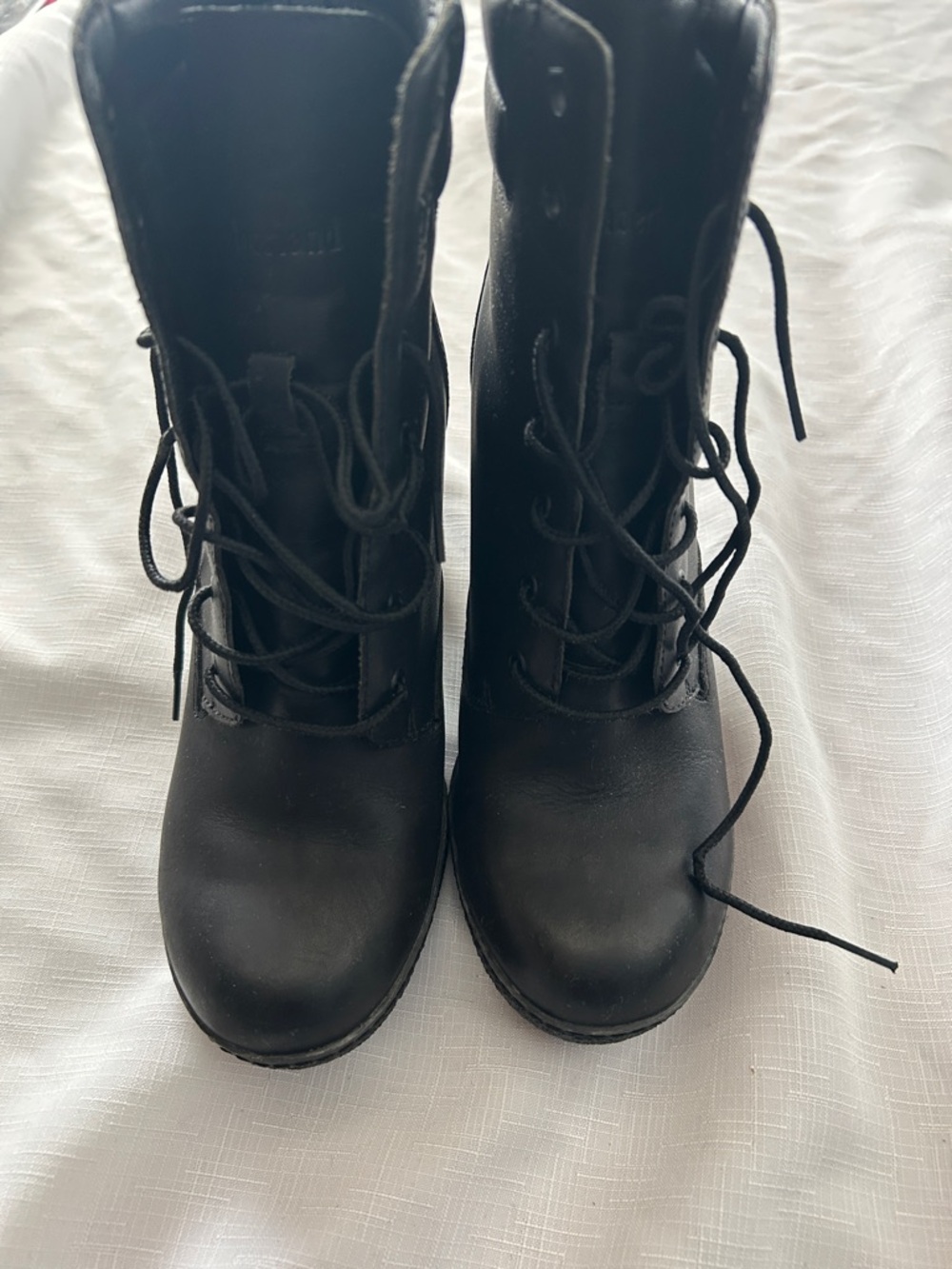 Timberland Black Lace-Up Women's Boots